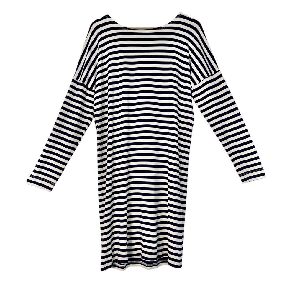 $238 NWOT Sonnet James Stripe Reese Midi Dress Made In USA Fisherman Preppy XS